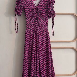 DVF Geometric Pattern Dress